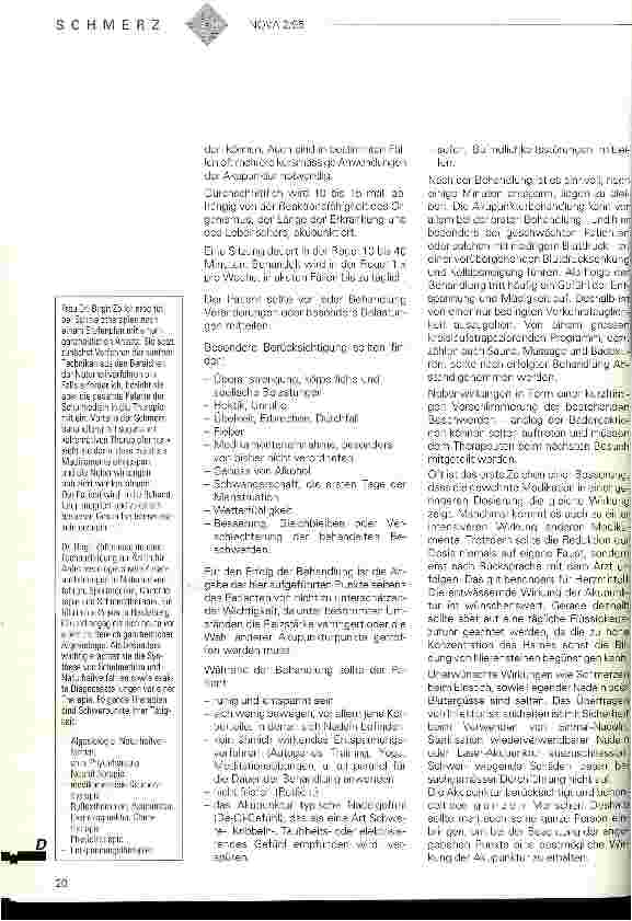Vorschauseite 4: Akupunktureine Möglichkeit Schmerzen zu behandeln