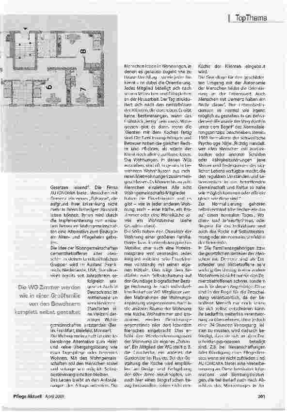 Vorschauseite 2: Eine Wahl haben -Leben in der Demenz-WG