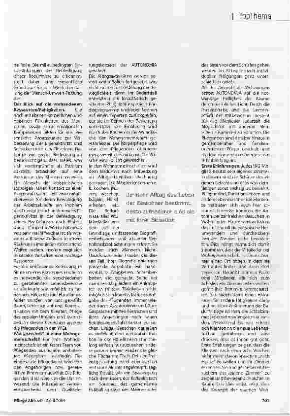 Vorschauseite 4: Eine Wahl haben -Leben in der Demenz-WG