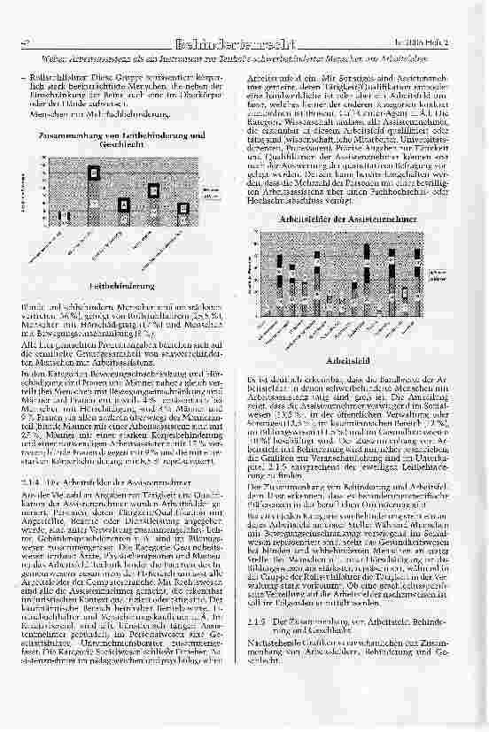 Vorschauseite 3: Arbeitsassistenz als ein Instrument zur Teilhabe schwerbehinderter Menschen am Arbeitsleben
