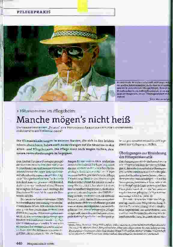 Vorschauseite 1: Manche mögens nicht heiß
