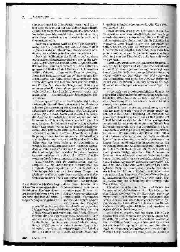 Vorschauseite 4: Rechtssprechung zum Personalvertretungsrecht