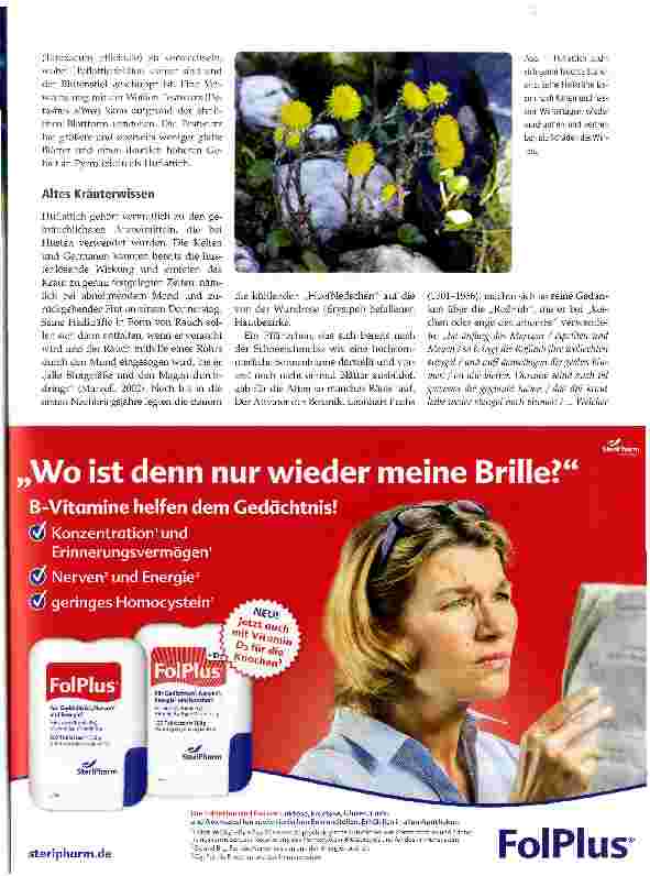 Vorschauseite 2: Huflattich -Tussilago farfara