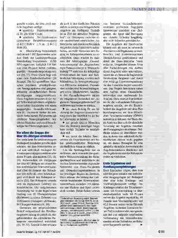 Vorschauseite 2: Integrativer Bestandteil der Gesundheitsversorgung