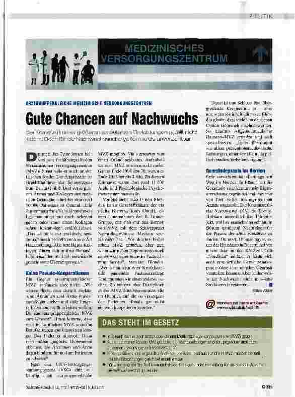 Vorschauseite 1: Gute Chancen auf Nachwuchs