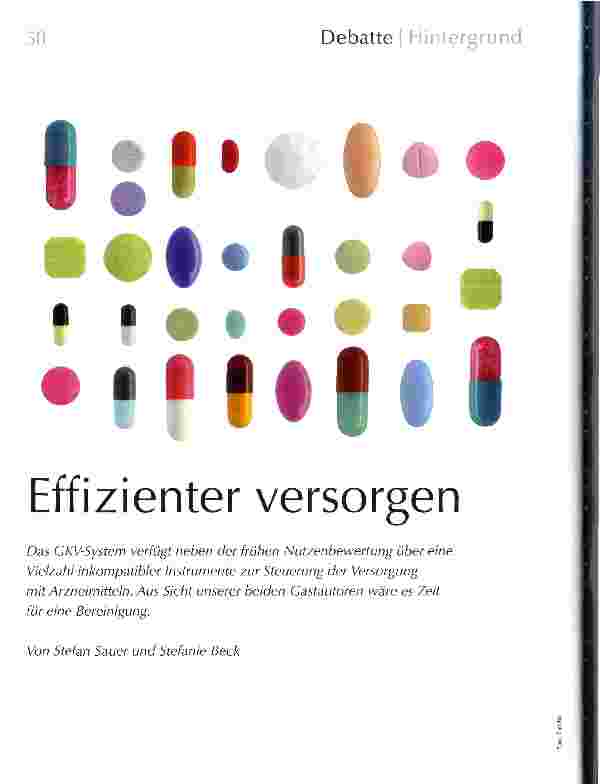 Vorschauseite 1: Effizienter versorgen