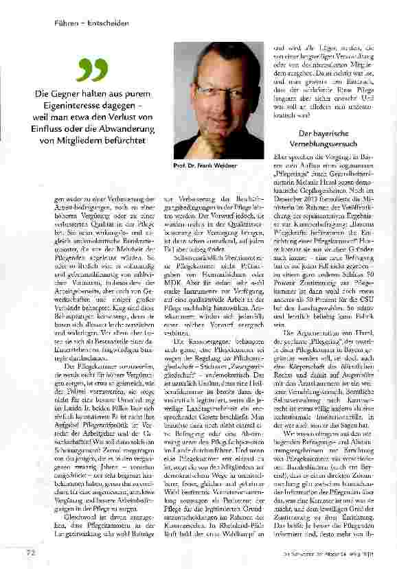 Vorschauseite 2: DER GROSSE BLUFF DER KAMMERGEGNER