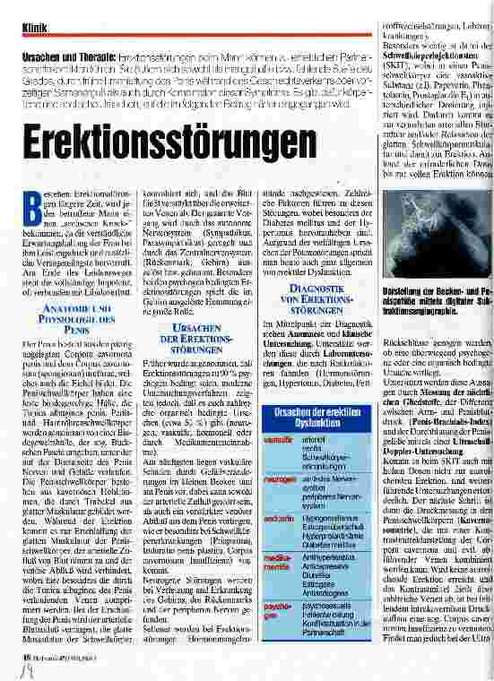 Vorschauseite 1: Erektionsstörungen