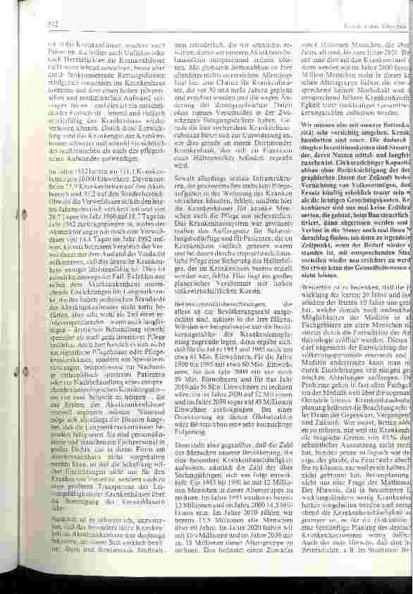 Vorschauseite 3: Eröffnungsansprache zum 13. Deutschen Krankenhaustag und der Interhospital 1985