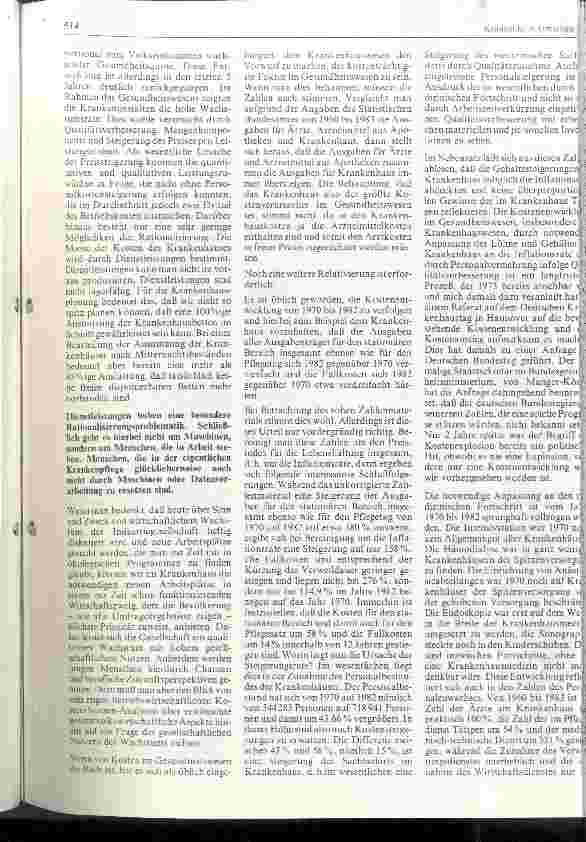 Vorschauseite 5: Eröffnungsansprache zum 13. Deutschen Krankenhaustag und der Interhospital 1985