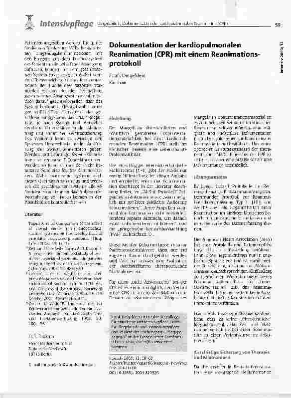 Vorschauseite 3: Pro und Kontra geschlossene Absaugung: Bewertung neuerer Literaturdaten