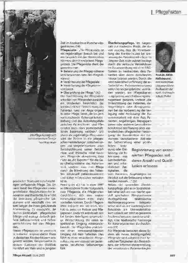Vorschauseite 2: Sag einer die Pflege bewege sich nicht