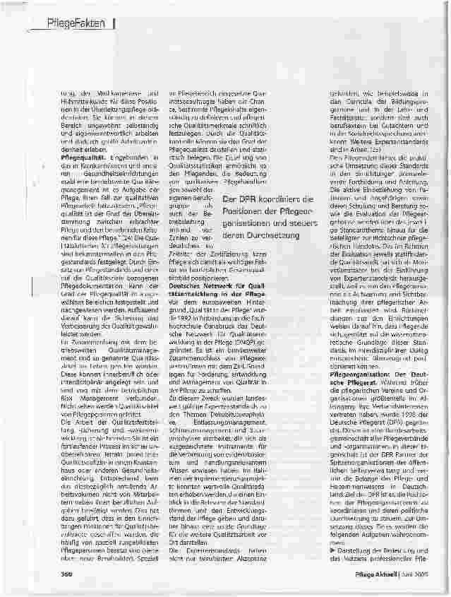 Vorschauseite 3: Sag einer die Pflege bewege sich nicht