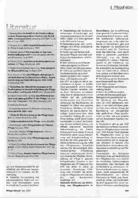 Vorschauseite 4: Sag einer die Pflege bewege sich nicht