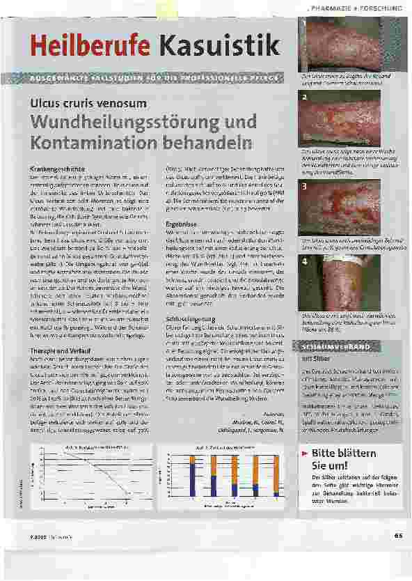 Vorschauseite 1: Heilberufe KasuistikWundheilungsstörung und Kontamination behandeln