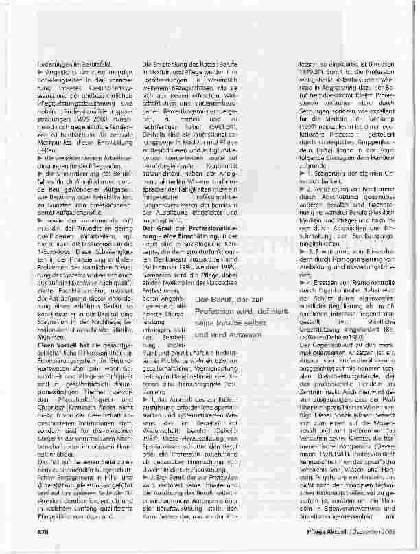 Vorschauseite 2: Neue Dimensionen von Professionalität in Europa