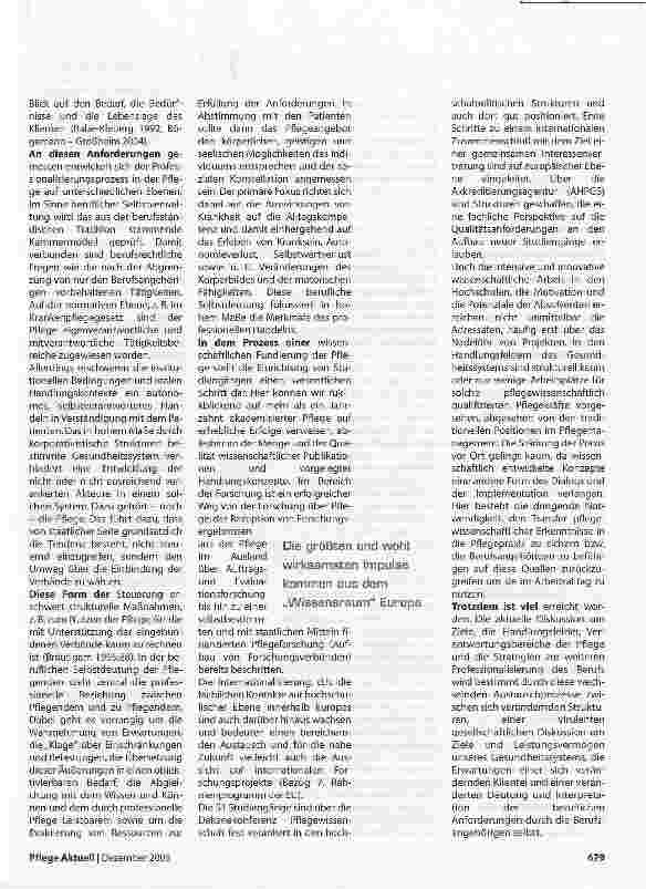 Vorschauseite 3: Neue Dimensionen von Professionalität in Europa