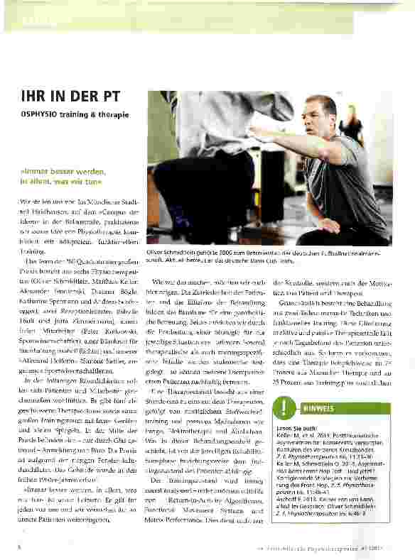 Vorschauseite 1: IHR IN DER PT