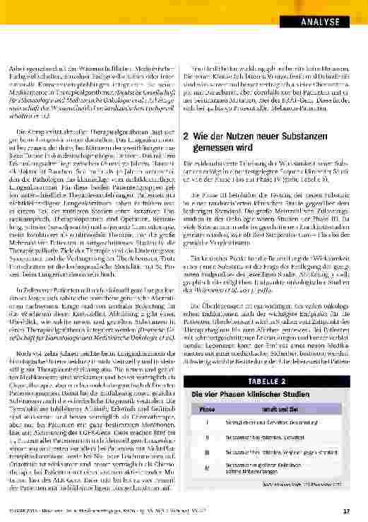 Vorschauseite 3: Neue Medikamente gegen Krebs