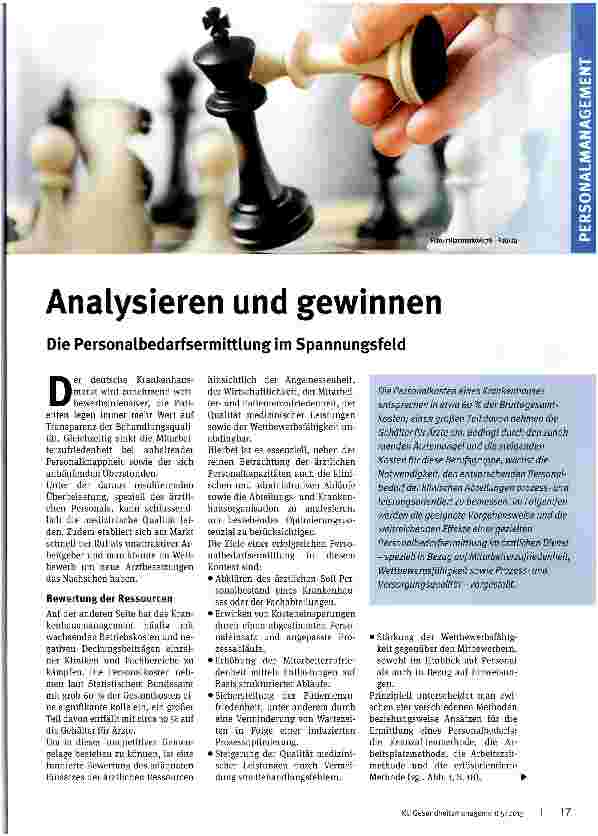 Vorschauseite 1: Analysieren und gewinnen