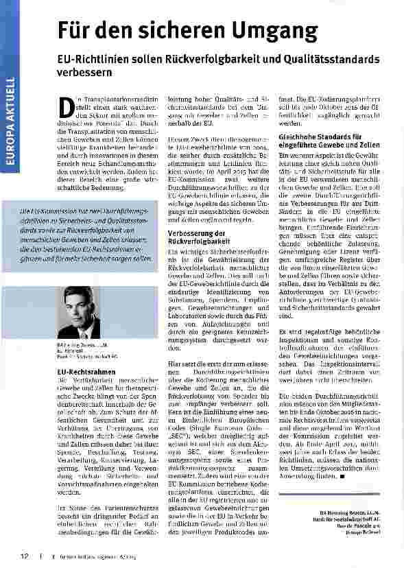 Vorschauseite 1: Für den sicheren Umgang