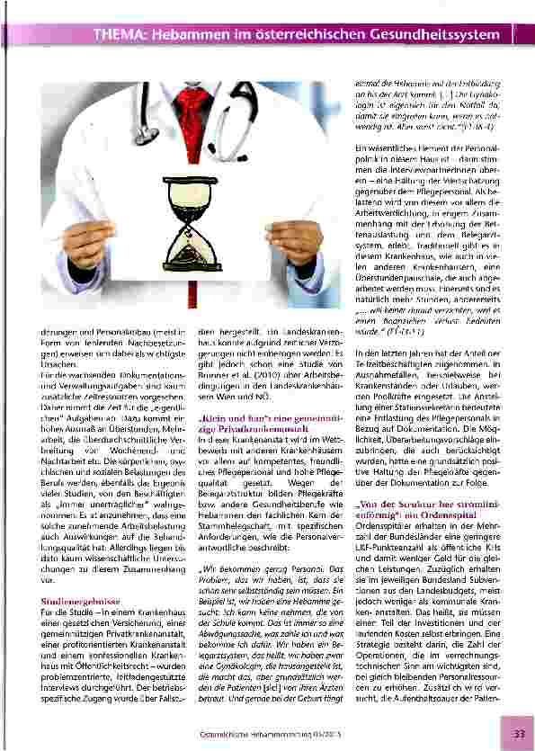 Vorschauseite 3: Kostendruck und Arbeitsverdichtung