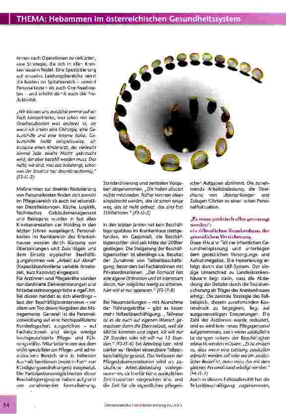 Vorschauseite 4: Kostendruck und Arbeitsverdichtung