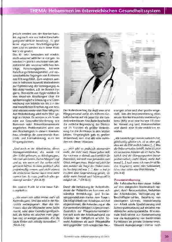 Vorschauseite 5: Kostendruck und Arbeitsverdichtung
