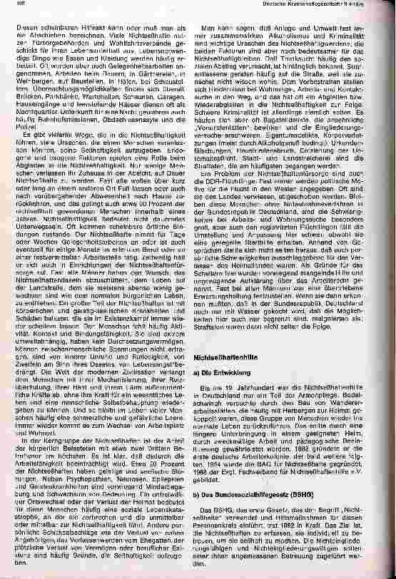 Vorschauseite 2: Nichtseßhaftigkeit - das Übergangsheim als Resozialisierungsstätte