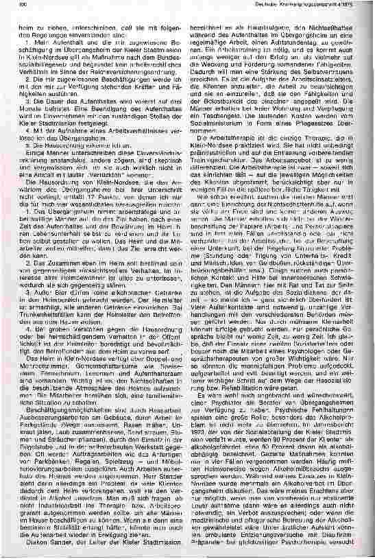 Vorschauseite 4: Nichtseßhaftigkeit - das Übergangsheim als Resozialisierungsstätte