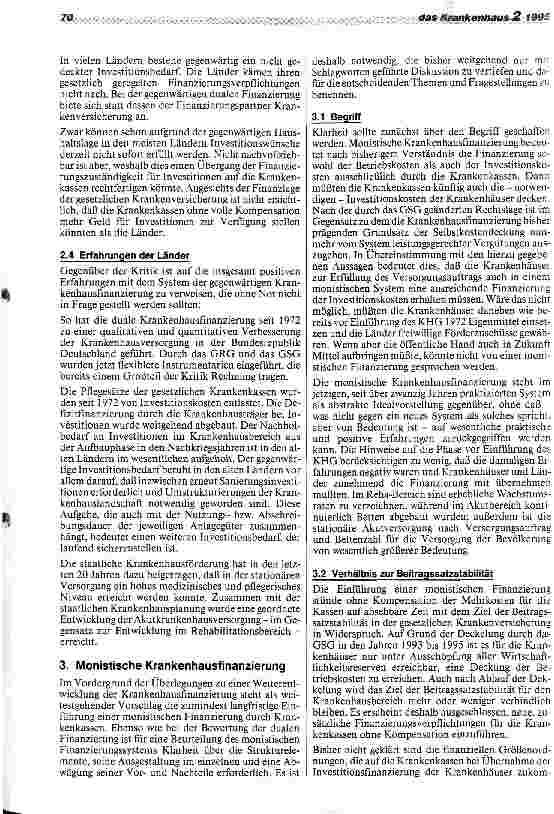 Vorschauseite 3: Weiterentwicklung der Krankenhausversorgung in Deutschland(III)
