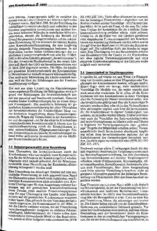 Vorschauseite 4: Weiterentwicklung der Krankenhausversorgung in Deutschland(III)