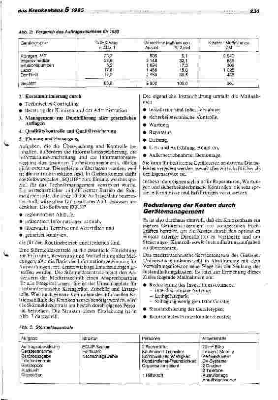 Vorschauseite 2: Medizintechnikmanagement in Uniklinikum Gießen