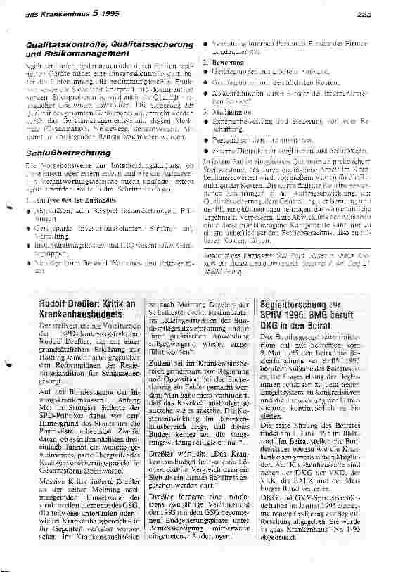 Vorschauseite 4: Medizintechnikmanagement in Uniklinikum Gießen