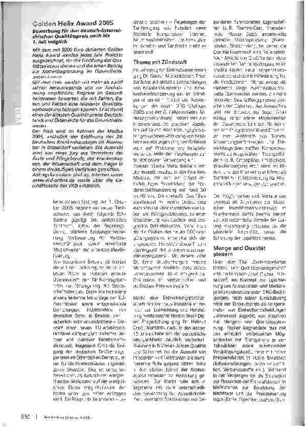 Vorschauseite 3: Uberlebensstrategien für Krankenhäuser