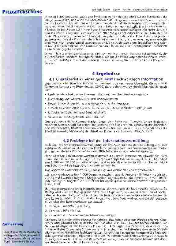 Vorschauseite 3: Zahlen - Daten - Fakten Communicating the evidence