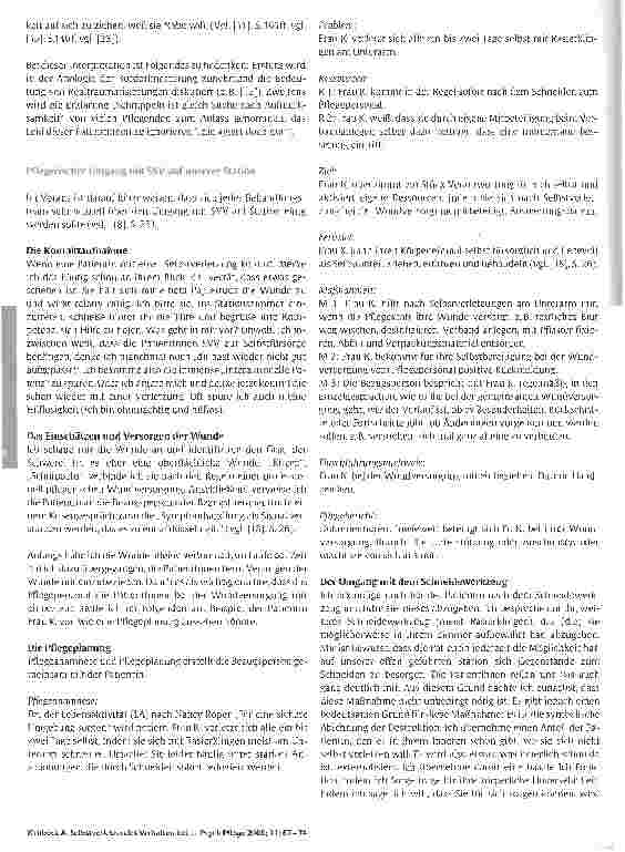 Vorschauseite 4: Selbstverletzendes Verhalten beiBorderline-Patientinnen und pflegerischer Umgangunter Berücksichtigung psychodynamischer Aspekte