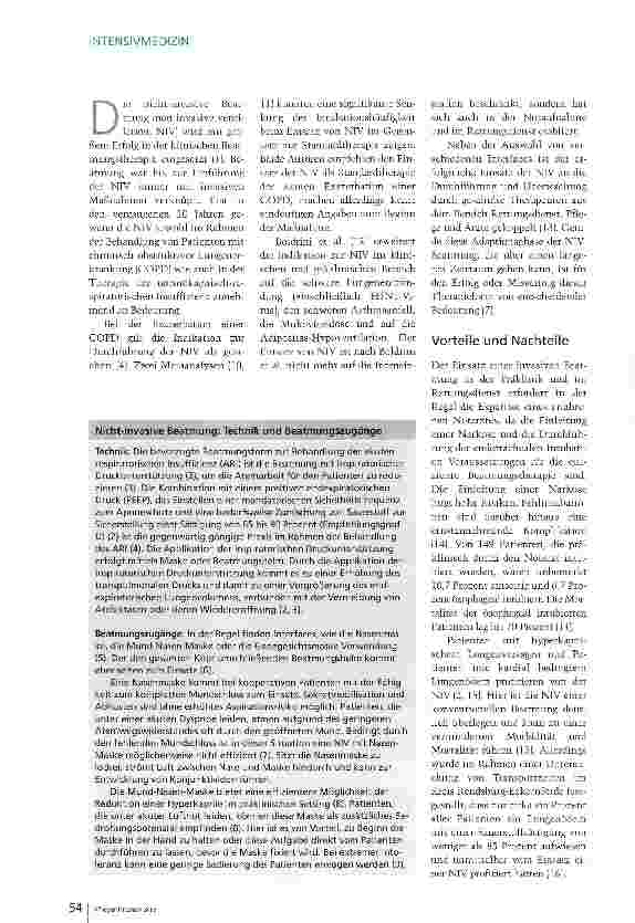 Vorschauseite 2: Bevorzugte Beatmungsform