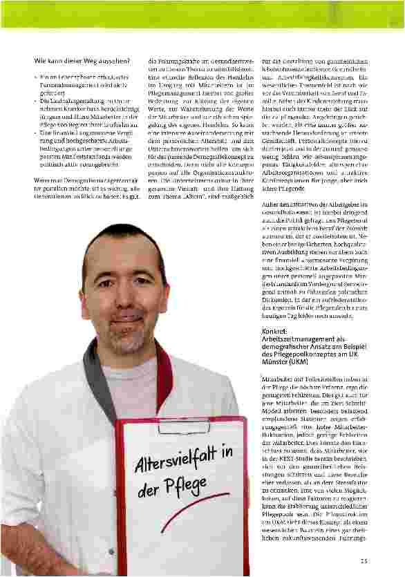 Vorschauseite 2: Altersvielfalt in der Pflege gestalten