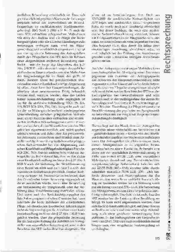 Vorschauseite 3: Gewährung ambulanter psychiatrischer BehandlungspflegeSGB V § 2 Abs. 2 Satz 1, § 13 Abs. 3, § 27 Abs. 1, § 37 Abs. 2; BSHG § 2 Abs. 1, § 15b, § 37, § 39, § 40; SGB I § 43; SGB X §…