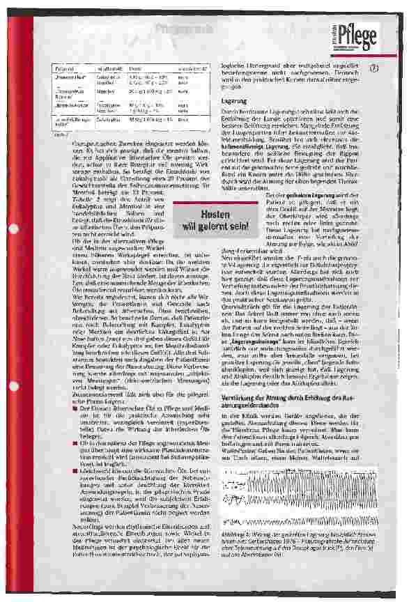 Vorschauseite 3: Lungenpflegerische Maßnahmen