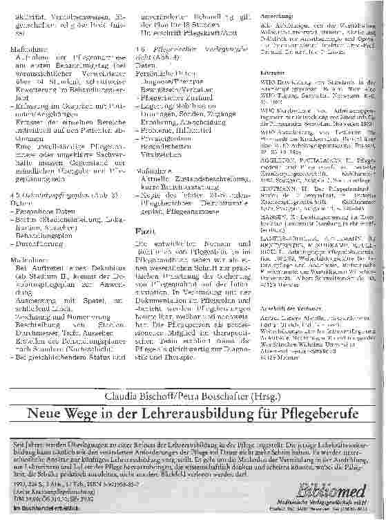 Vorschauseite 6: Pflegestandards und Dokumentation - als Beitrag zur Qualitätssicherung auf der Intensivstation