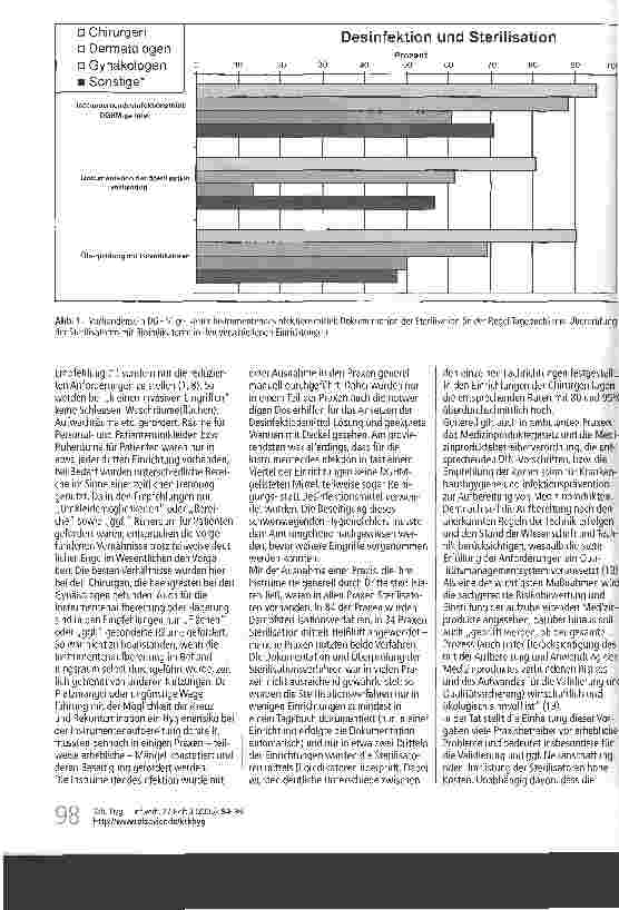 Vorschauseite 5: Hygiene beim ambulanten Operieren - Ergebnisse der infektionshygienischen Überwachung von Einrichtungen für ambulantes Operieren in Frankfurt am Main durch das Gesundheitsamt