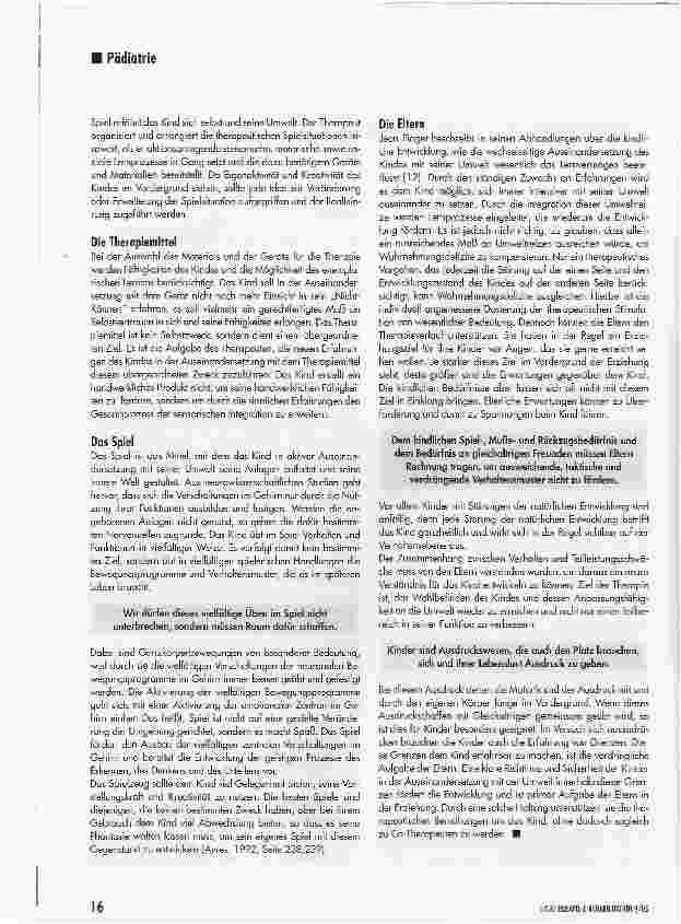 Vorschauseite 3: Das Marianne-Frostig-Konzept in der Ergotherapie Teil II: Das therapeutische Konzept
