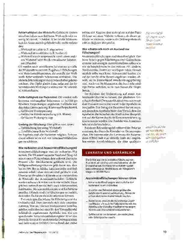 Vorschauseite 2: Ab in den Urlaub - mit den richtigen Medikamenten