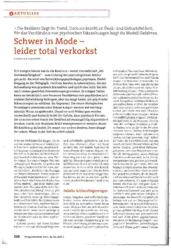 Vorschauseite 1: Schwer in Mode -leider total verkorkst