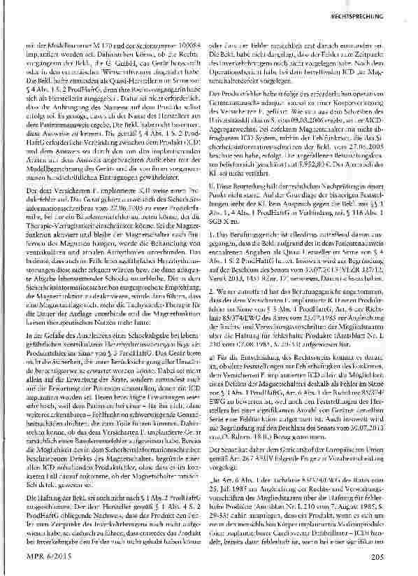 Vorschauseite 3: IL„ICD-Urteil