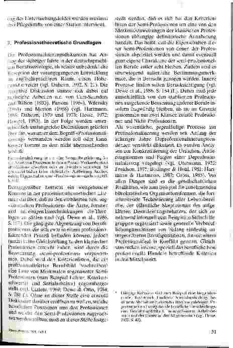 Vorschauseite 3: Professionelle Pflegepraxis - ausgewählte Ergebnisse einer Untersuchung auf der Grundlage eines handlungsorientierten Professionalisierungsverständnisses