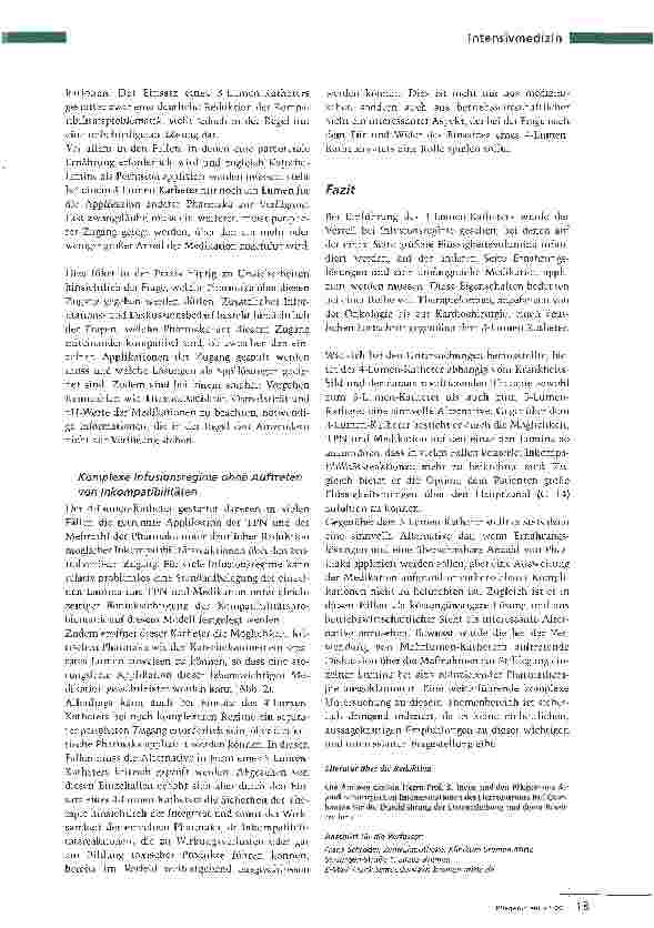 Vorschauseite 4: Mehr Lumina - mehr Sicherheit4-Lumen-Katheter