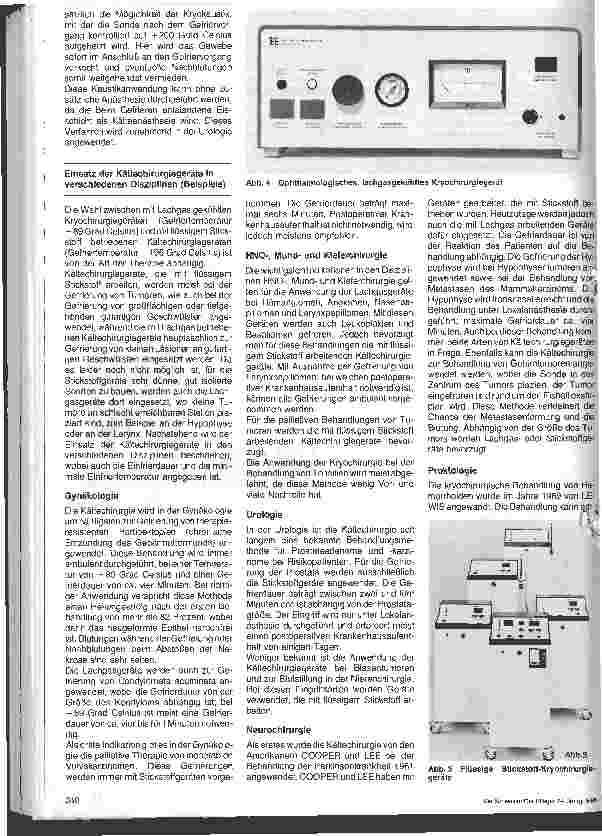 Vorschauseite 3: Die Kältechirurgie und ihre Anwendungsmöglichkeiten